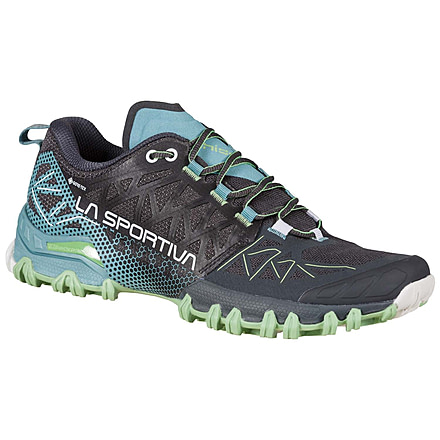 La Sportiva Bushido II GTX Running Shoes - Womens, Carbon/Mist, 43, 46Z-900912-43