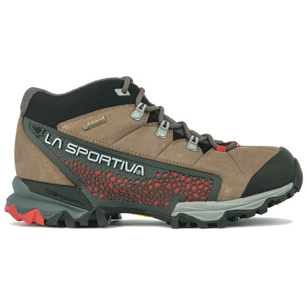 La Sportiva Catalyst Mid GTX Hiking Boot - Women's-Taupe/Berry-Medium-38