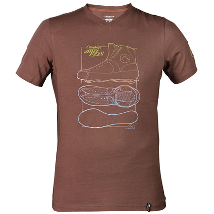 La Sportiva Climbing Roots T-Shirt - Men's -Rust-X-Large
