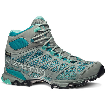 La Sportiva Core High GTX Hiking Boot - Women's-Grey/Mint-Medium-42