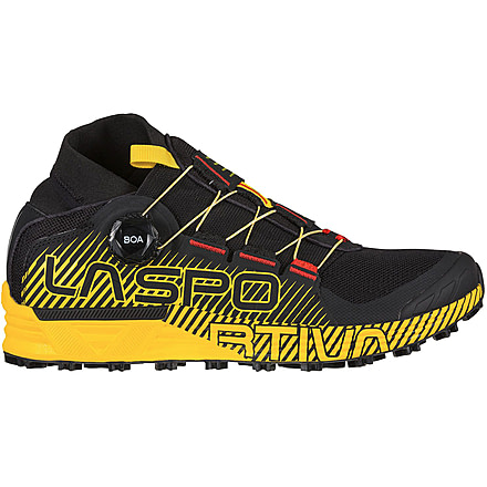 La Sportiva Cyklon Running Shoes - Men's, Black/Yellow, 45.5, Medium, 46W-999100-45.5