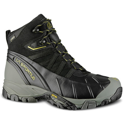 La Sportiva Frost GTX Hiking Boot - Men's-Black/Yellow-Medium-39