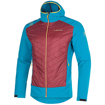 La Sportiva Kap Hybrid Hoody - Mens, Sangria/Crystal, Small, L73-320635-S
