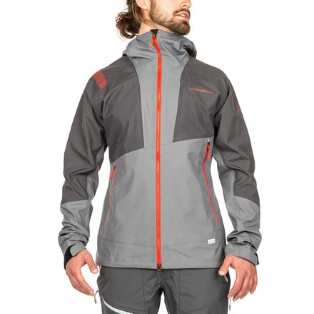 La Sportiva Mars Jacket - Mens, Carbon/Poppy, Small, L02-900311-S
