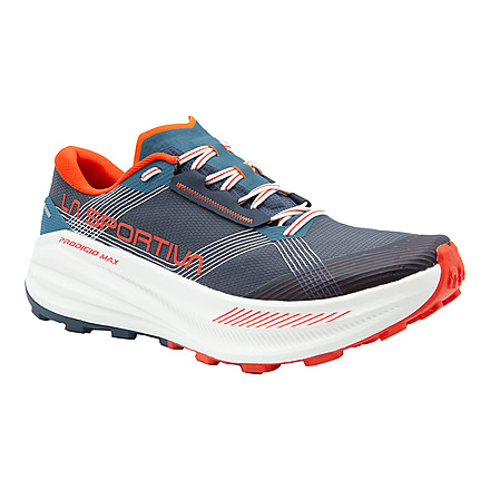 La Sportiva Prodigio Max Road Running Shoes - Mens, Night Sky/Mountain Red, 43.5 Euro, ZFRS104-B46R24-43.5
