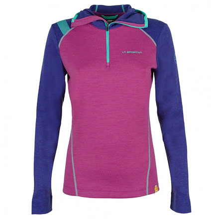 La Sportiva Saturn Hoody, Womens, Purple/Iris Blue, Large, C34-500611-L