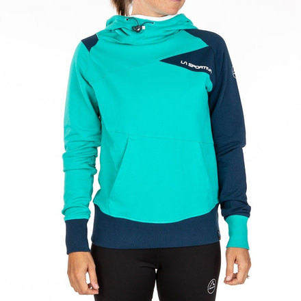 La Sportiva Squamish Hoody - Womens, Aqua/Opal, Extra Large, I80-615618-XL