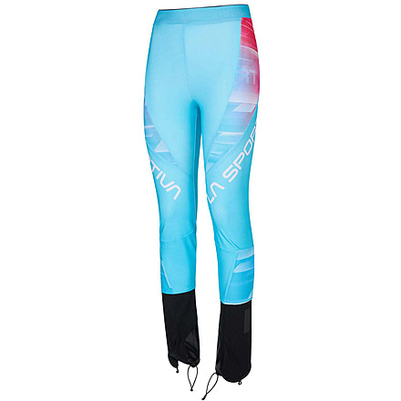 La Sportiva Stratos V Racing Pant - Womens, Malibu Blue/Hibiscus, 2XS, A40-602402-XXS