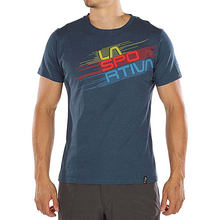 La Sportiva Stripe Evo T-Shirt - Mens, Opal, Medium, H25-618618-M