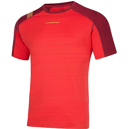 La Sportiva Sunfire T-Shirt - Mens, Sunset/Sangria, Small, L63-319320-S