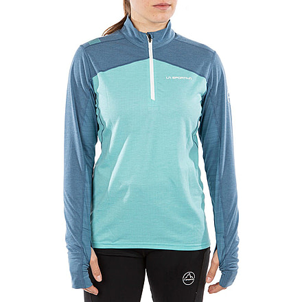 La Sportiva Swift Long Sleeve - Womens, Aquarelle/Atlantic, Small, Q19-631630-S