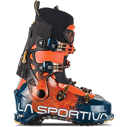 La Sportiva Synchro Alpine Touring Boot, Ocean/Lava, 28, 23633
