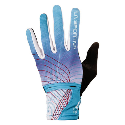 La Sportiva Trail Gloves - Womens, Malibu Blue/Berry, Large, X55-602303-L