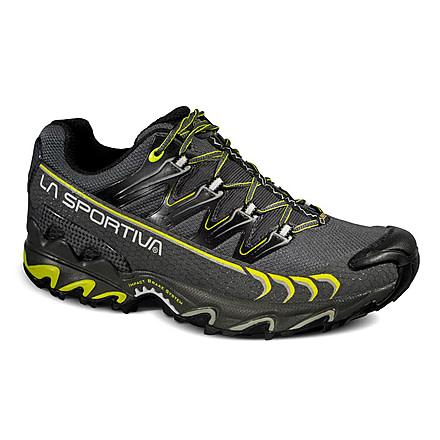 La Sportiva Ultra Raptor GTX Trail Running Shoe - Mens-Grey/Green-Medium-47
