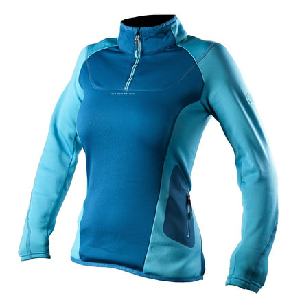 La Sportiva Vega Pullover - Women's-Fjord/Malibu Blue-X-Small