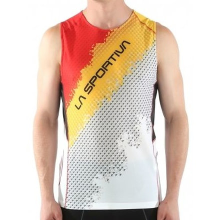 La Sportiva Velocity Tank - Mens, Black/Yellow, Small, J43-999100-S