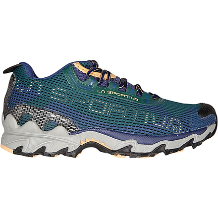 La Sportiva Wildcat 2.0 GTX Running Shoes - Womens, Jungle/Cobalt Blue, 37.5, 35E-721613-37.5