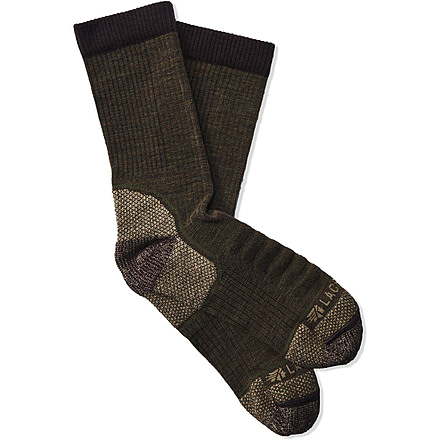 LaCrosse Footwear Men's Copper Merino Socks, Olive, Medium, 913326-M