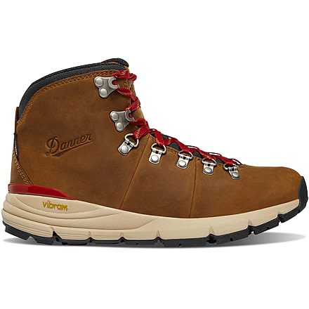 Danner Mountain 600 Leaf 4.5in Grizzly Brown/Rhodo Red GTX - Mens, Brown/Rhodo Red, 9, 62302-D-9