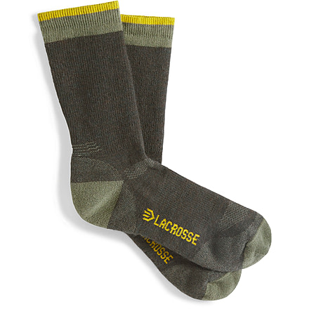 LaCrosse Footwear Range Midweight Crew Socks - Unisex, XL US, Military Green, XL, 913332-XL
