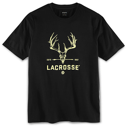 LaCrosse Footwear Whitetail Tee - Mens, Black, M, 918585-M