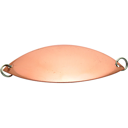 Lake Clear Wabbler Attractor Spoon, #1 3-1/8in No Hook, 1/3oz, Copper, LCW1COP-COP