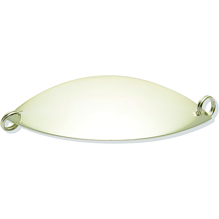 Lake Clear Wabbler Attractor Spoon, #1 3-1/8in No Hook, 1/3oz, Silver, LCW1S-S