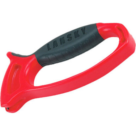 Lansky Sharpeners Deluxe Quick Edge Tungsten Carbide Shapener, Red LSTCN