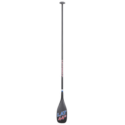 Latitude 44 Navigator Fixed Carbon Paddle, Palm-T Grip, Length to 86in, Black, Red, White, Blue, L44NFX