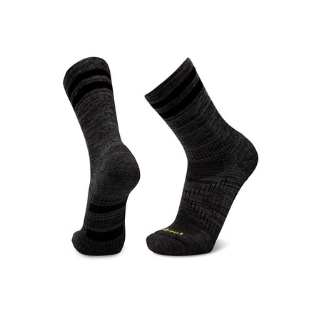 Le Bent Le Sock Trail Light 3/4 Crew - Unisex, Black Marle, Extra Large, SR1732-004-XL