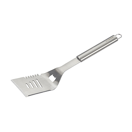 Le Creuset Alpine Outdoor Collection - Stainless Steel BBQ Slotted Turner, Stainless Steel, 17.5in, 41212045001005