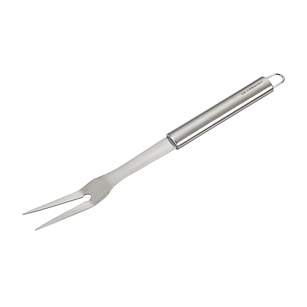 Le Creuset Alpine Outdoor Collection - Stainless Steel BBQ Two-Pronged Fork, Stainless Steel, 17.5in, 41213044001005