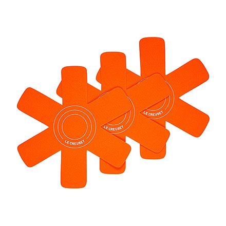 Le Creuset Felt Cookware Protectors - Set of 3, Flame, 15.75in, ST00150000090001