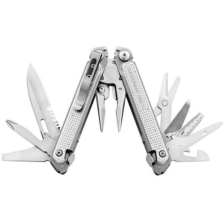 Leatherman FREE P2 Multi-Tools, 19 Tools, Stainless Steel, 037447006586