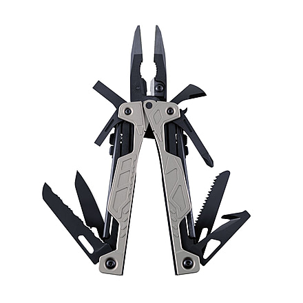Leatherman OHT Multi-Tool - One-Handed Opening, 16 Tools in One, Silver 831793