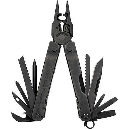 Leatherman Supertool 300 EOD Black Oxide Multitool, Sheath, Molle, Brown Box, 831362