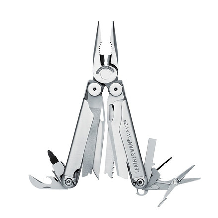 Leatherman Wave Multitool-Stainless-Leather