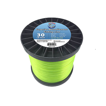 Lee Fisher International Joy Fish 5 Lb Spool Monofilament Fishing Line-30Lb Hi-Vis 5001235