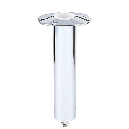 Lee's Tackle 0 Stainless Steel Swivel Base Flush Mount Rod Holder - Medium - 2" OD X 6.5" Tube f/ Small Bent Butts 31169