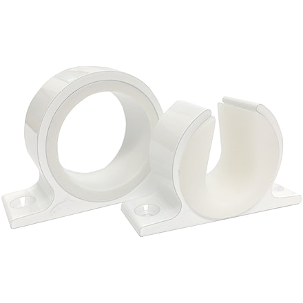 Lee's Tackle Tackle Single Rod Rack Set - White Powder Coat Finish 75563