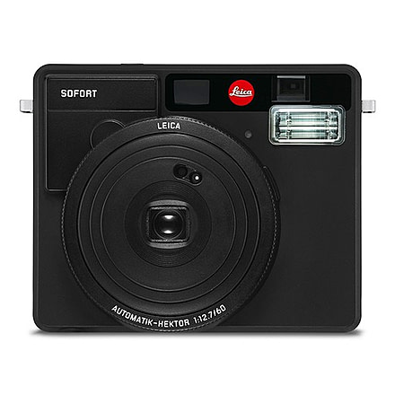 Leica Sofort, Mechanical Shutter, 0.37x, Black, 60 mm f/12.7 (34 mm in 35 mm equivalent) 19111