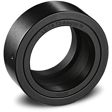 Leica T2 Lens Adapter For M-Bayonet, Black, 42334