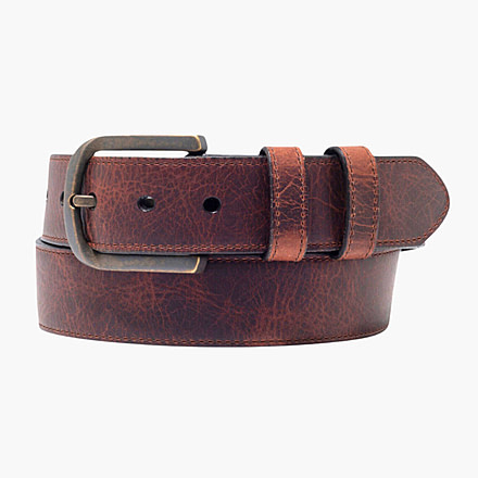 Lejon Calhoun Leather Belt - Mens, Brown, 44, VB-7042-44