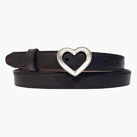 Lejon Corazon Leather Belt - Womens, Black, Large, VB-26121-LRG