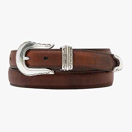 Lejon Magnolia Leather Belt - Womens, Brown, Small, VB-10003-S