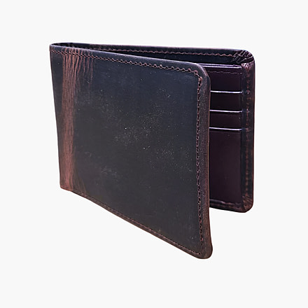 Lejon Mesa Leather Wallet, Sienna, W-108