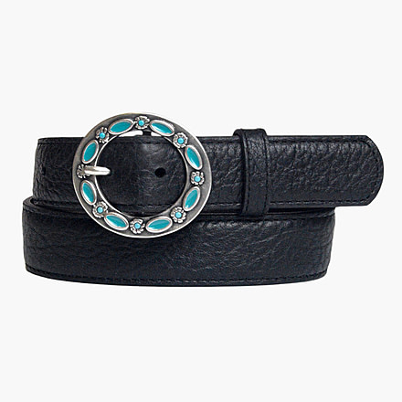 Lejon Nostlagia Leather Belt - Womens, Black, Small, VB-66141-S