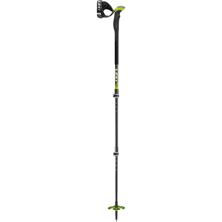 Leki Aergon 3 Vertical Trekking Poles-Black/Green-150 cm