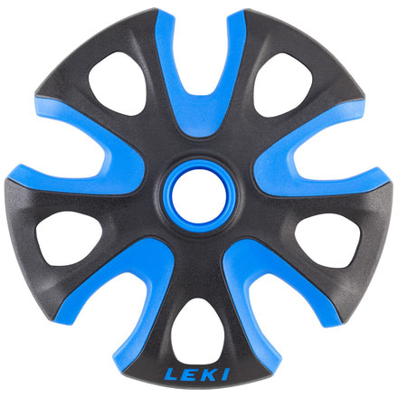 Leki Big Mountain Ski Basket-Black/Blue