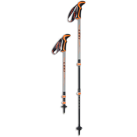 Leki Cristallo Trekking Poles, Orange, T6402436